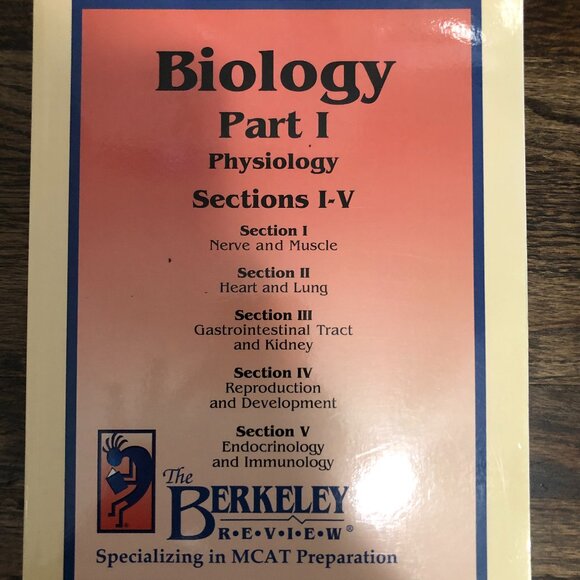 The Berkeley Review (TBR) MCAT Prep Biology Part I - New edition - Picture 1 of 4